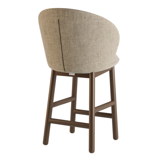 Стул полубарный Stitch темный орех / Vouge 02 4