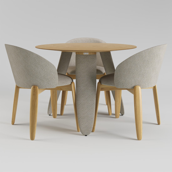 Стол Rino d-100 дуб маркетри / Node 07 4