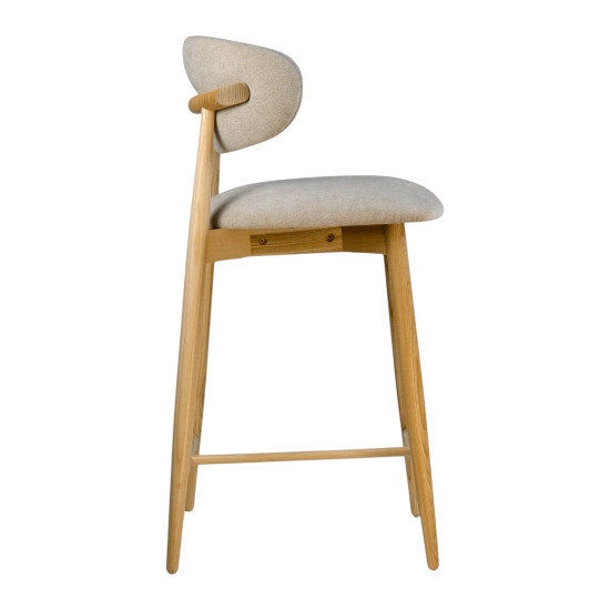 Стілець напівбарний Panda New натуральний / Hevia 207.09 3