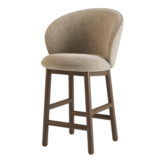 Стул полубарный Stitch темный орех / Vouge 02 2