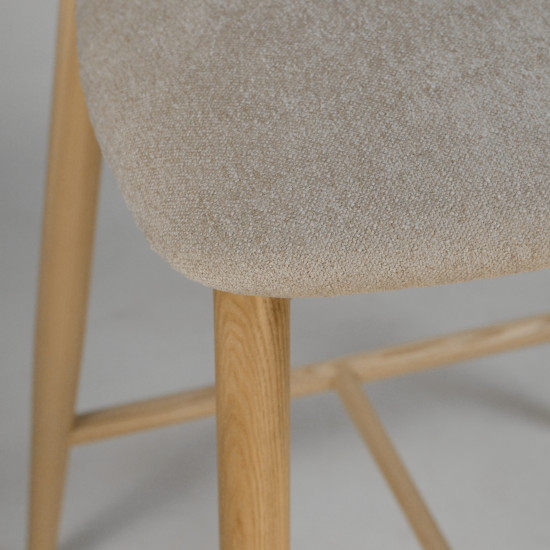 Стілець напівбарний Panda New натуральний / Hevia 207.09 8