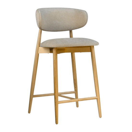 Стілець напівбарний Panda New натуральний / Hevia 207.09 1