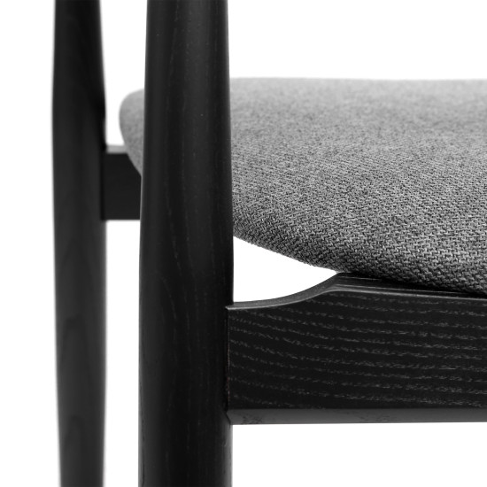 Стілець Mamont soft чорний / Austin 19 9