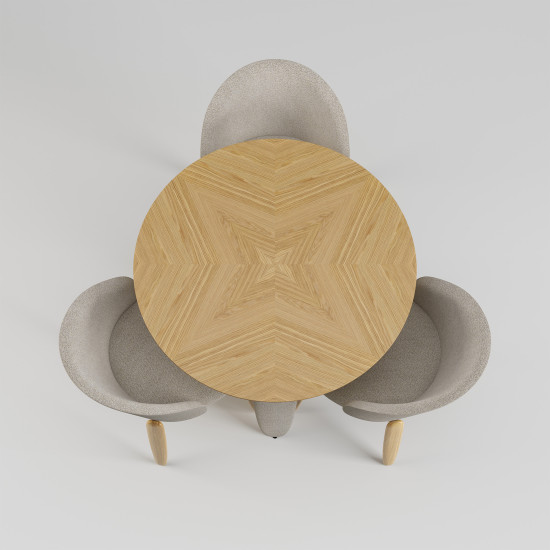 Стол Rino d-100 дуб маркетри / Node 07 6