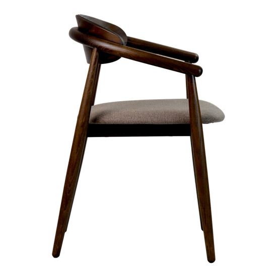 Стілець Mamont semi-soft темний горіх (PC359) / Austin 03 3