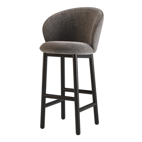 Стул барный Stitch черный / Vouge 16 5