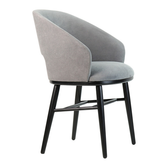 Стул Dolphin черный / Dream Velvet 202.17 4