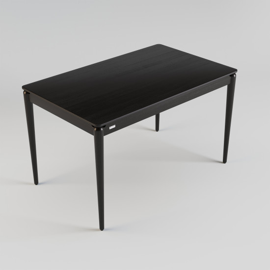 Стіл розкладний Eclipse 130+60 x 80 чорний 6