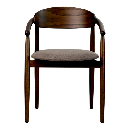 Стілець Mamont semi-soft темний горіх (PC359) / Austin 03 2