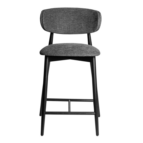 Стул полубарный Panda New черный / Superior 19 5