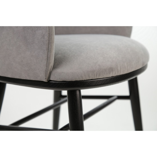 Стул Dolphin черный / Dream Velvet 202.17 9