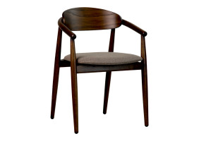 Стілець Mamont semi-soft темний горіх (PC359) / Austin 03