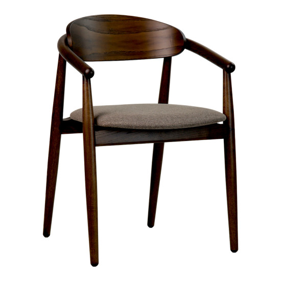 Стілець Mamont semi-soft темний горіх (PC359) / Austin 03 1