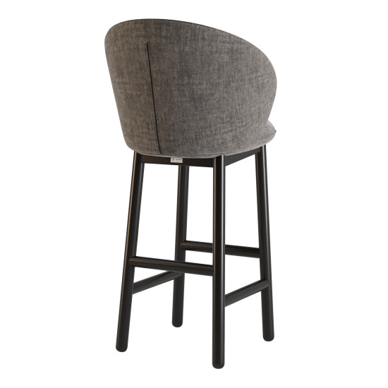 Стул барный Stitch черный / Vouge 16 3