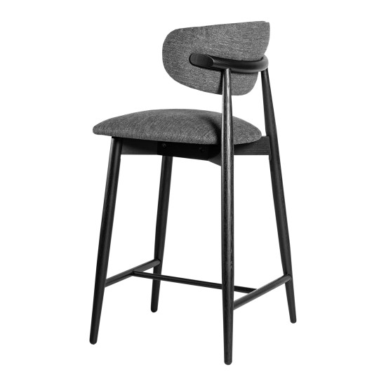 Стул полубарный Panda New черный / Superior 19 2