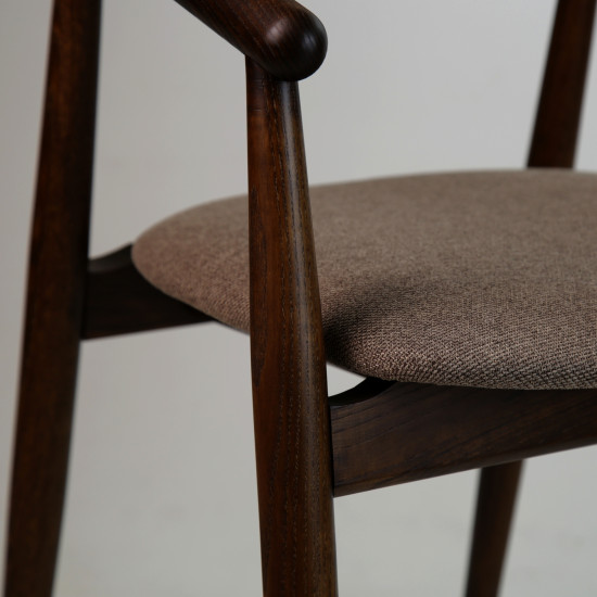 Стілець Mamont semi-soft темний горіх (PC359) / Austin 03 6