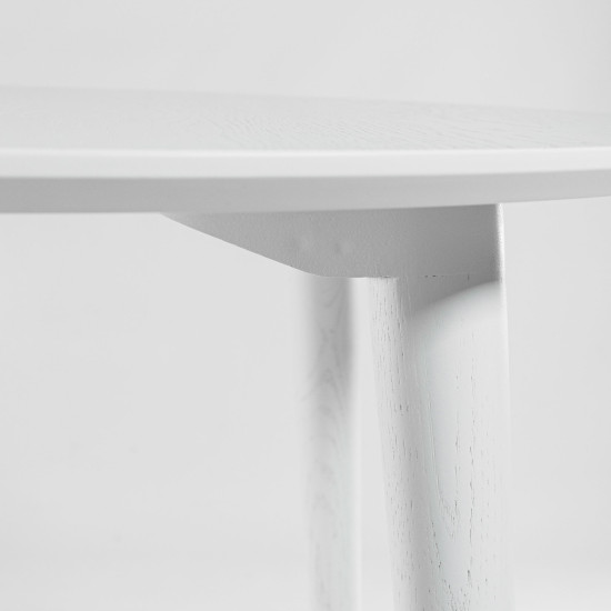 Стол Dan d-100 белый 12