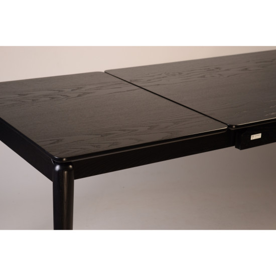 Стіл розкладний Eclipse 130+60 x 80 чорний 9