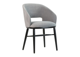 Стул Dolphin черный / Dream Velvet 202.17