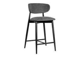 Стул полубарный Panda New черный / Superior 19