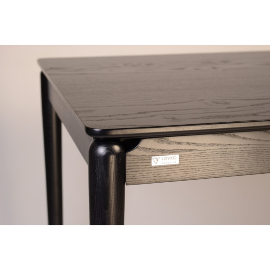 Стіл розкладний Eclipse 130+60 x 80 чорний 10