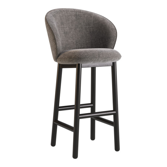 Стул барный Stitch черный / Vouge 16 1