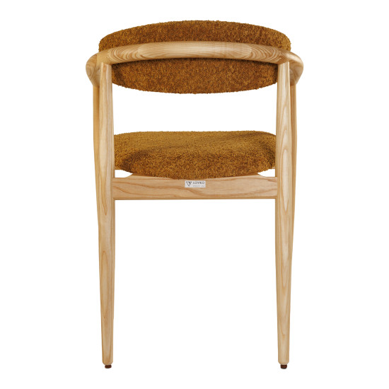 Стул Mamont soft натуральный ясень / Anthology 11 Amber 2