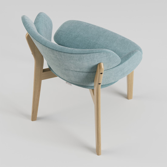 Стілець Swan натуральний ясен / Mani 45 6