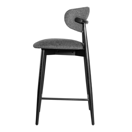 Стул полубарный Panda New черный / Superior 19 3