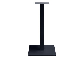 Опора Quadro Soft h-725 400х400 / 8 мм чорна