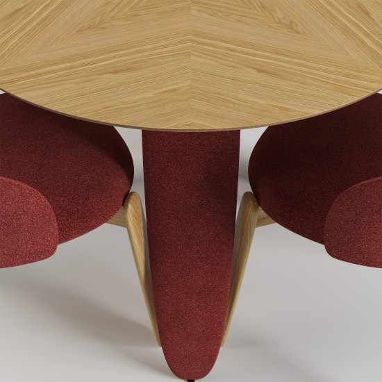 Стол Rino d-100 дуб маркетри / Node 09 7