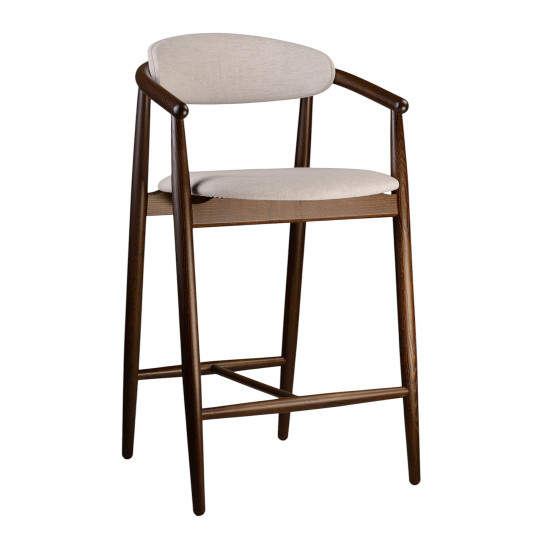 Стул полубарный Mamont Soft темный орех / Superior 02 1