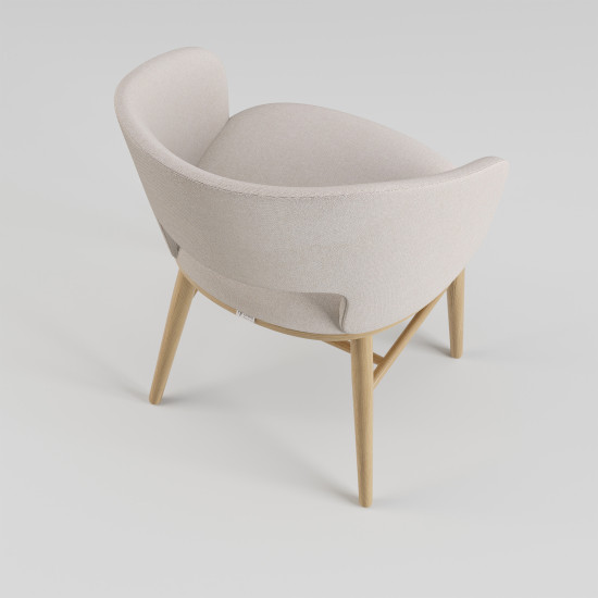 Стул Dolphin натуральный ясень / Austin 01 6