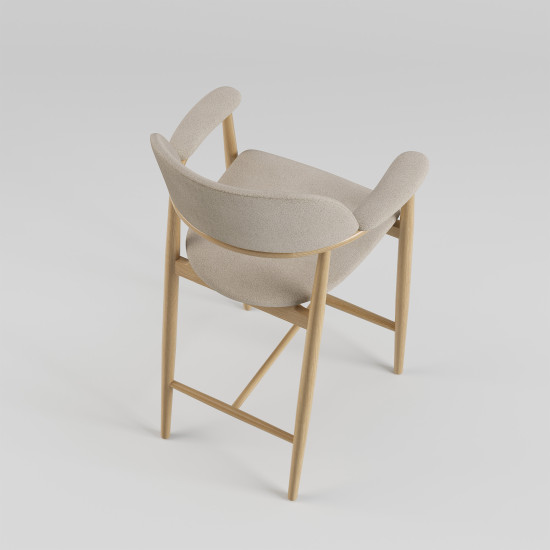 Стілець напівбарний Terra натуральний ясен / Node 06 6