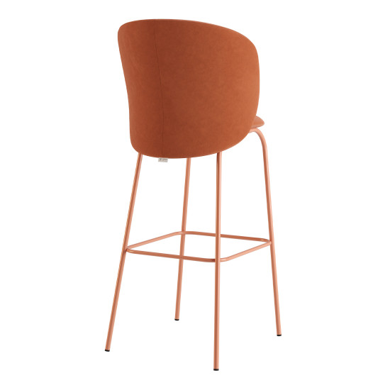Стул барный Lilo Exclusive Terracotta Velvet 4