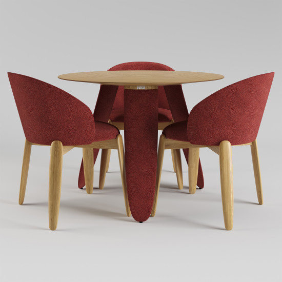 Стол Rino d-100 дуб маркетри / Node 09 4