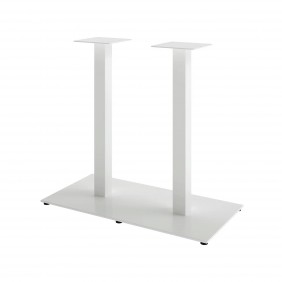 Опора Quadro Double h-725 450х900 / 8 мм біла