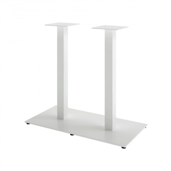 Опора Quadro Double h-725 450х900 / 8 мм біла 1