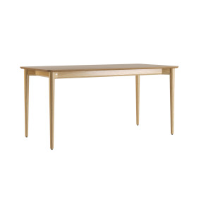 Стіл розкладний Silva 160+40 x 80 натуральний ясен