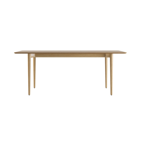 Стіл розкладний Silva 160+40 x 80 натуральний ясен 2