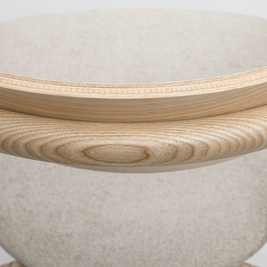 Стілець напівбарний Mamont semi-soft натуральний ясен / Magenta 13 5