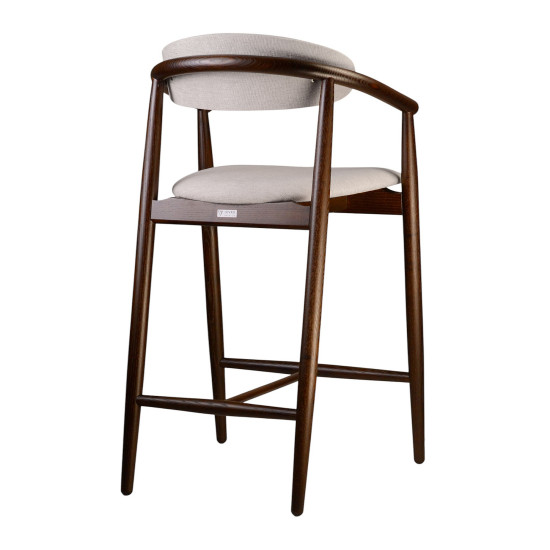 Стул полубарный Mamont Soft темный орех / Superior 02 4