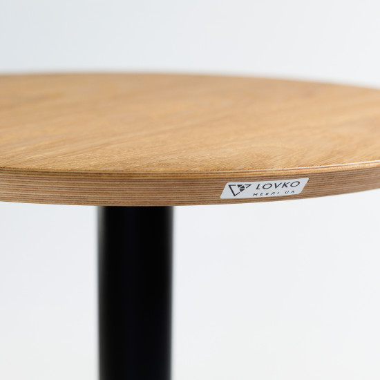 Стол Soul d-60 чёрный 12