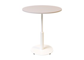 Стол Ibiza R light d-70 белый металл / кашемир ДСП