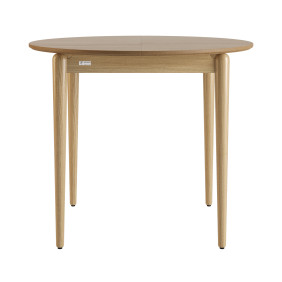 Стол раскладной Eclipse d-100+40 натуральный ясень