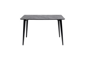 Стол Dan 120 х 80 HPL Arpa 3408 Losa / черный