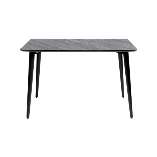 Стол Dan 120 х 80 HPL Arpa 3408 Losa / черный 1