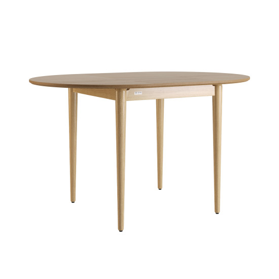 Стол раскладной Eclipse d-100+40 натуральный ясень 4