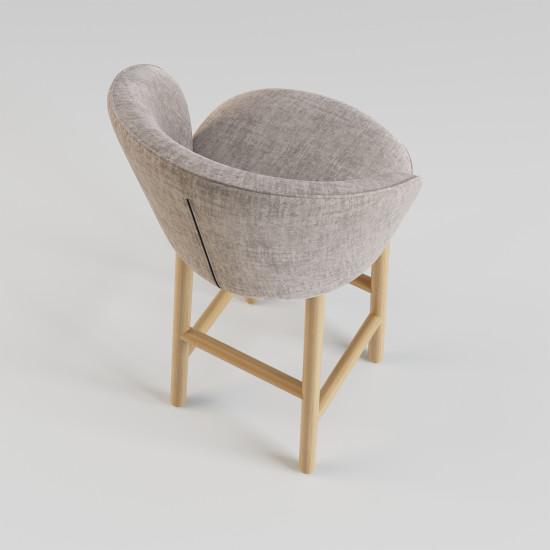 Стул барный Stitch натуральный ясень / Vouge 14 5