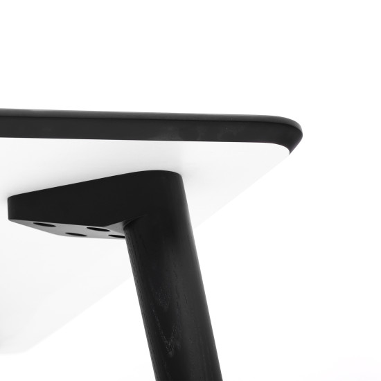 Стол Dan 120 х 80 HPL Arpa 3408 Losa / черный 6